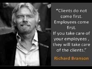 Richard Branson über Kunden