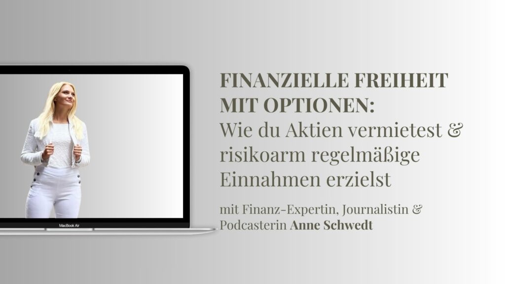 Anne Schwedt über finanzielle Freiheit